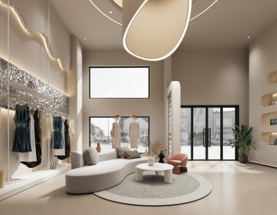 现代服装店3D模型下载